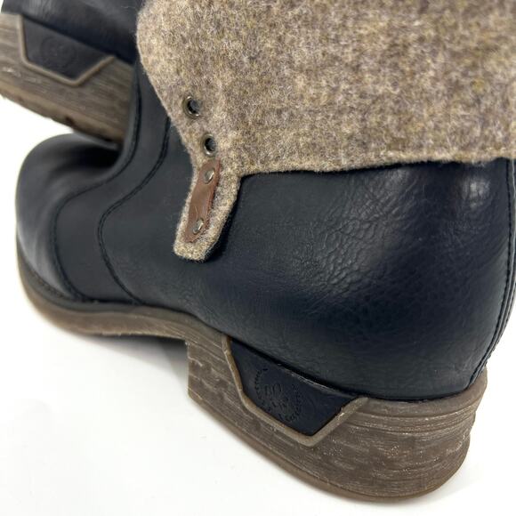 Rieker Womens Ankle Boot Black Euro Size 41 - Picture 7 of 8